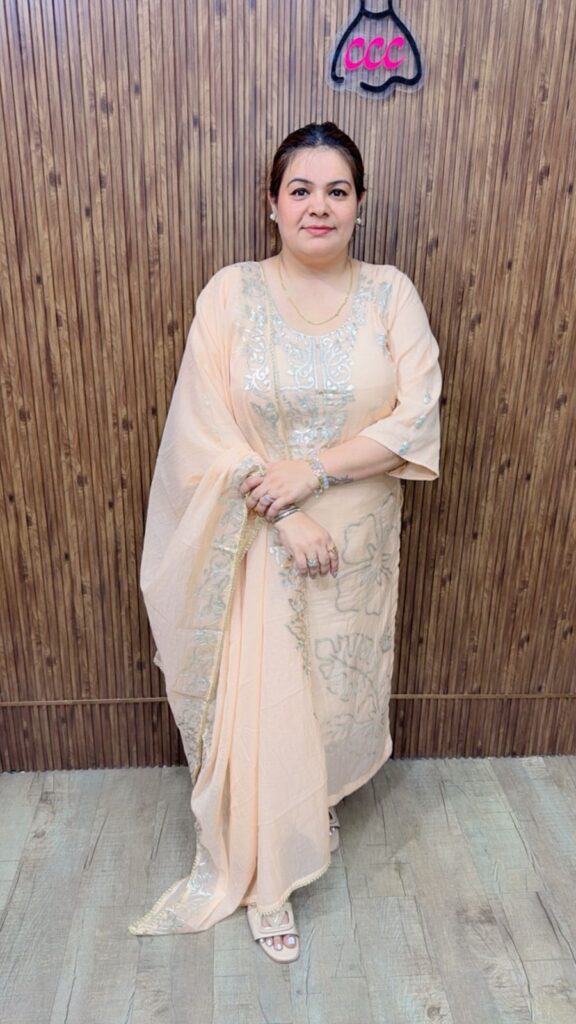 designer pure mal cotton suit ccc211