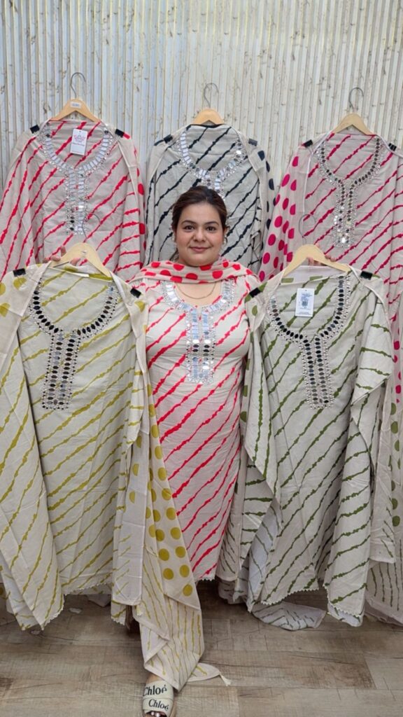designer pure muslin suit ccc219