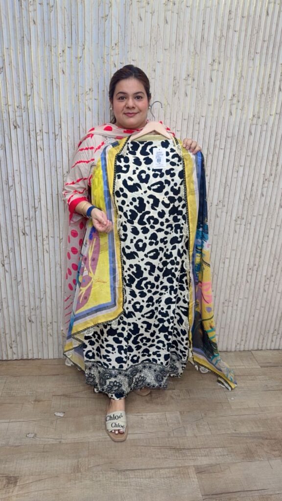 designer pure muslin suit ccc219