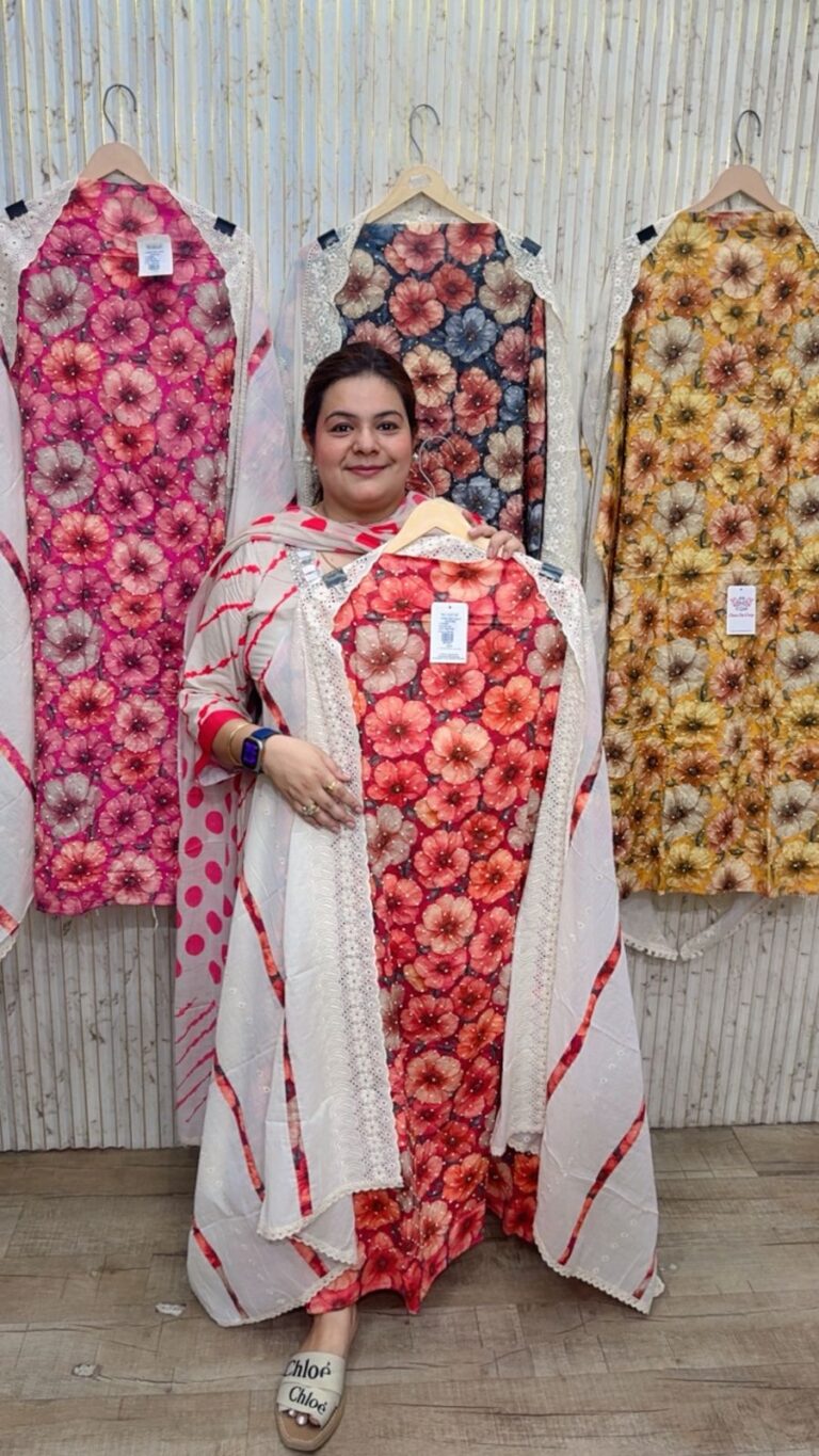 designer pure muslin suit ccc219