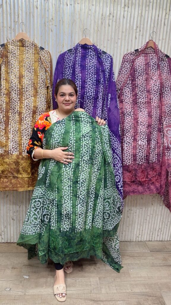 designer pure cotton suit 228