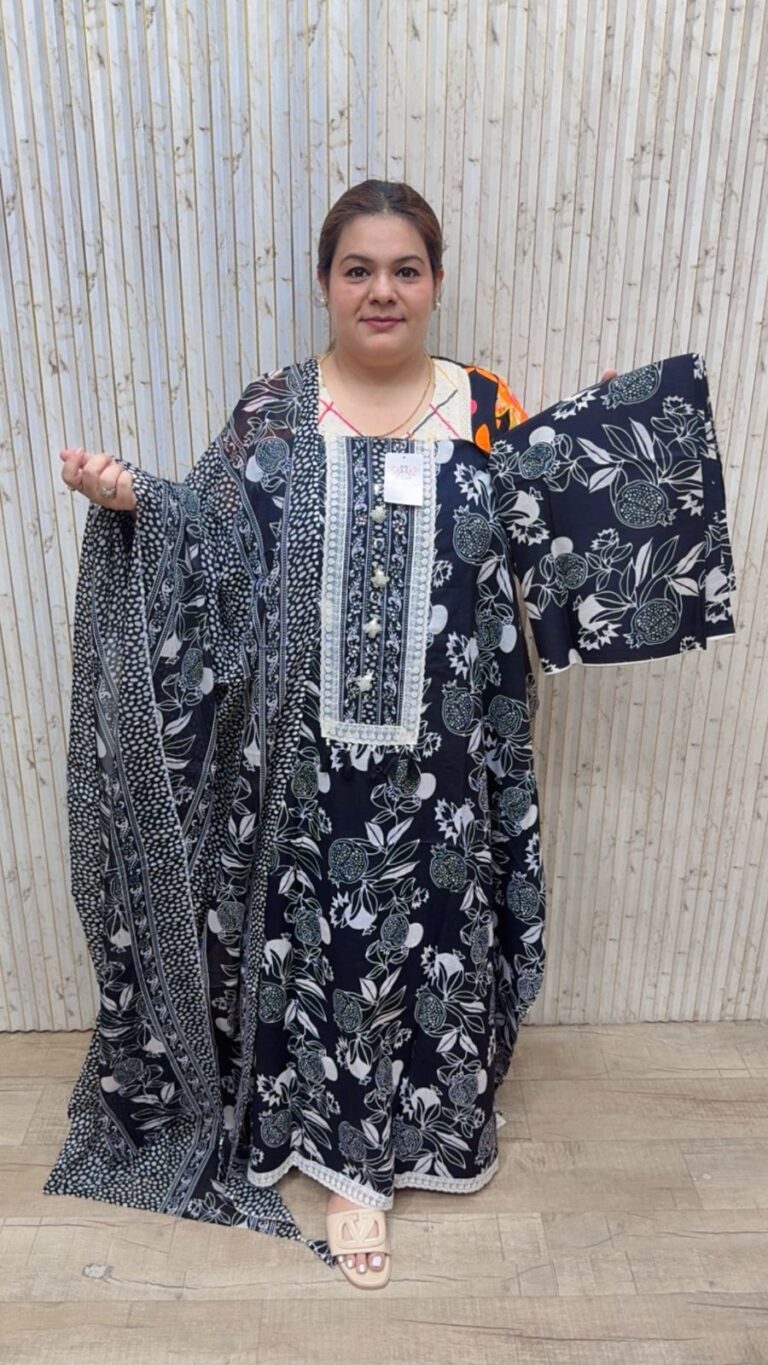 designer pure cotton suit 228