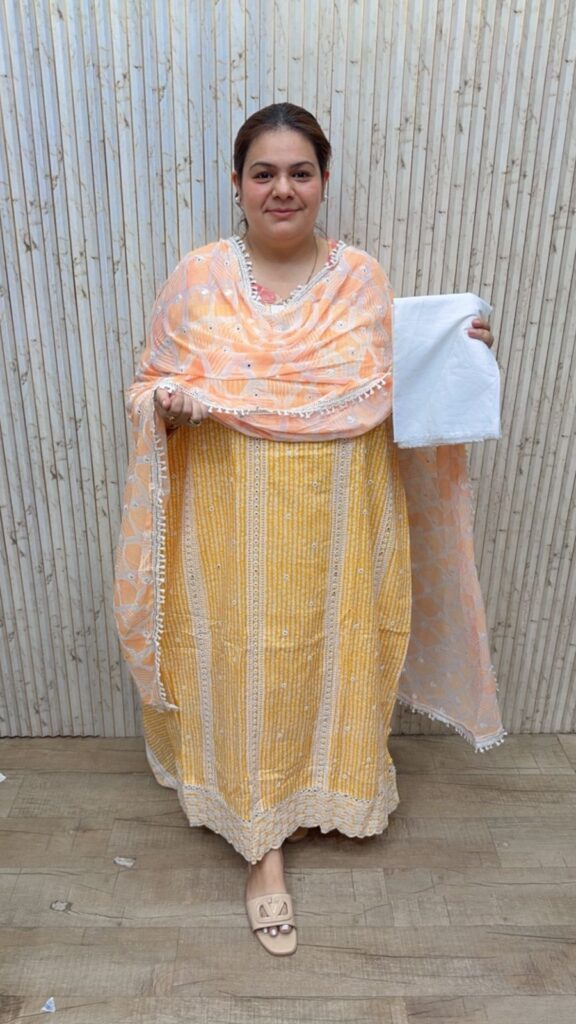 designer pure crape suit ccc234