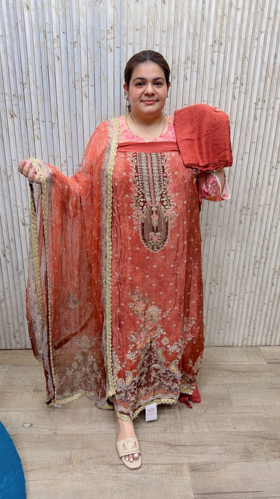 designer pure crape suit ccc234