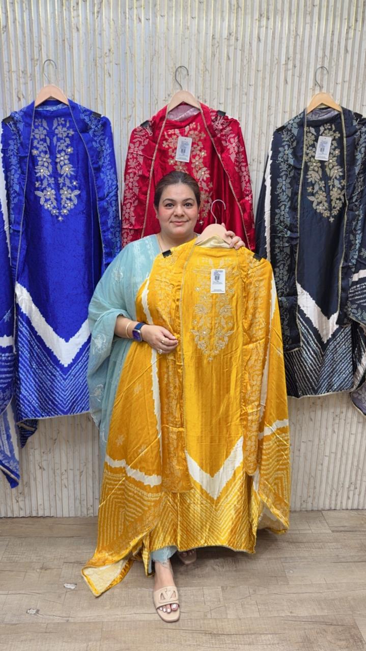 designer pure shilk suit ccc240