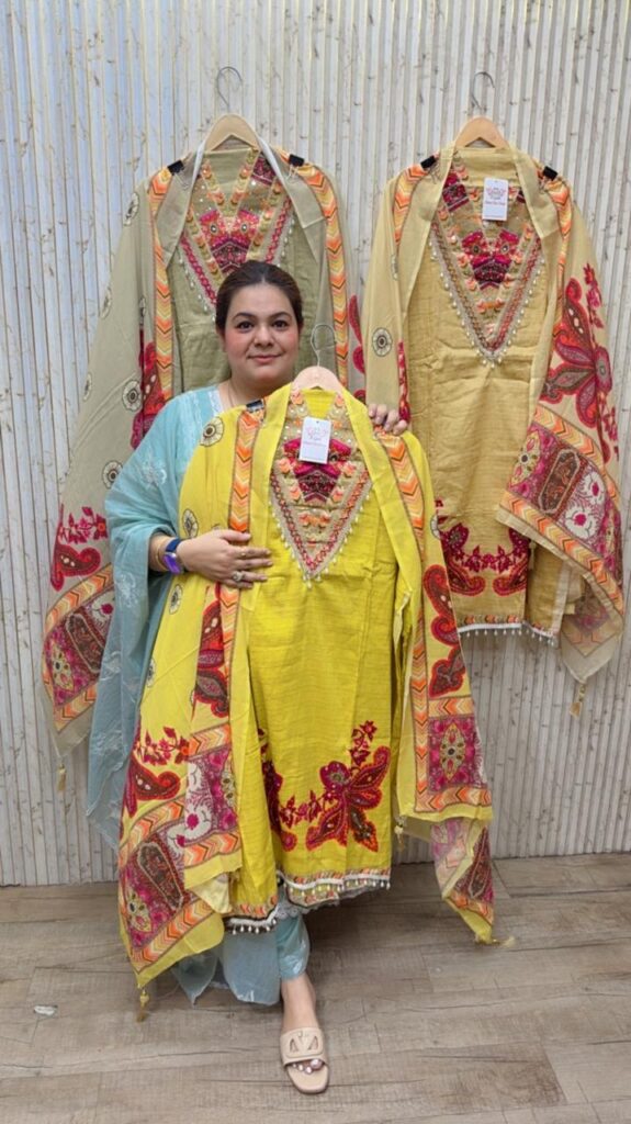 designer pure cotton suit ccc241