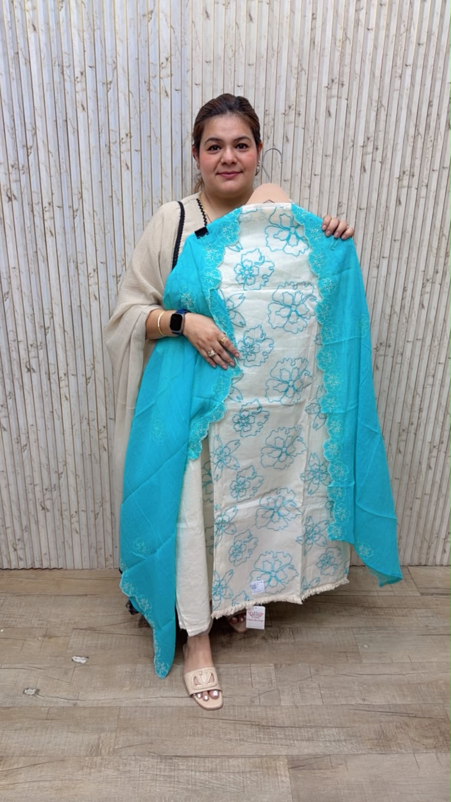 designer pure muslin suit ccc245