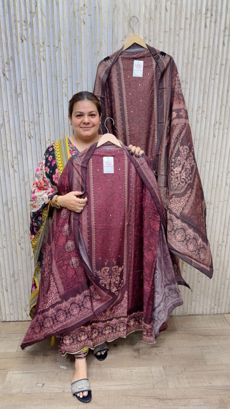 designer pure muslin suit ccc258