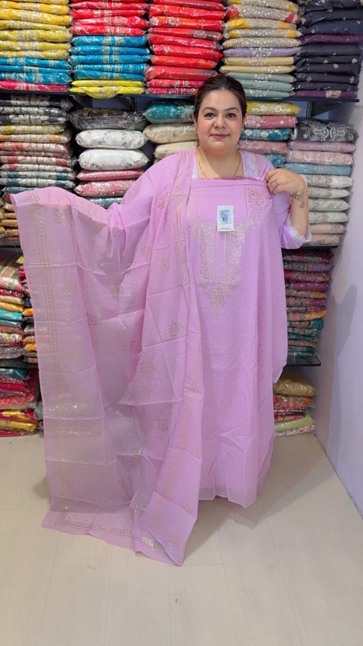 designer pure mal cotton suit ccc278