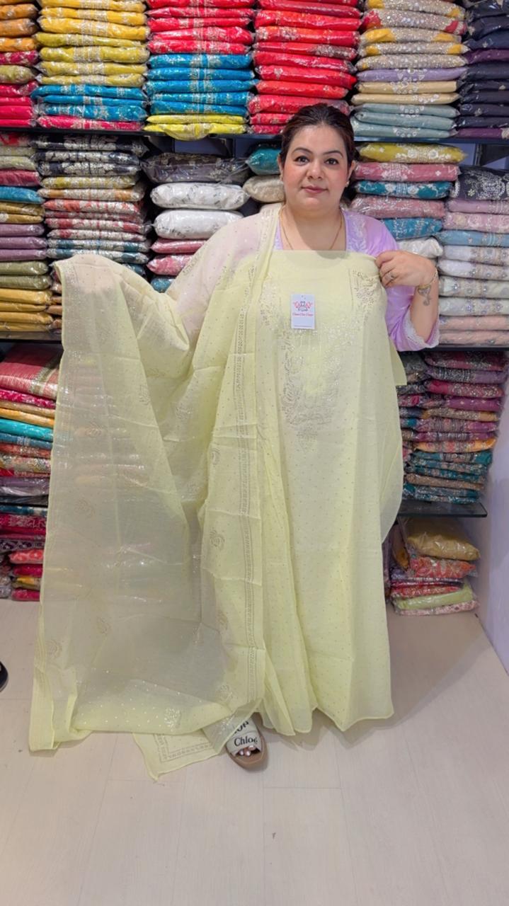 designer pure mal cotton suit ccc278