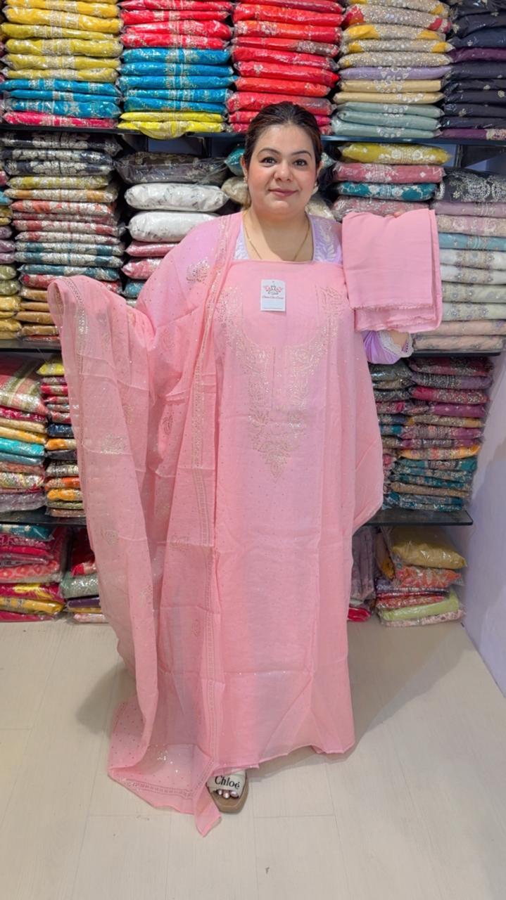 designer pure mal cotton suit ccc278