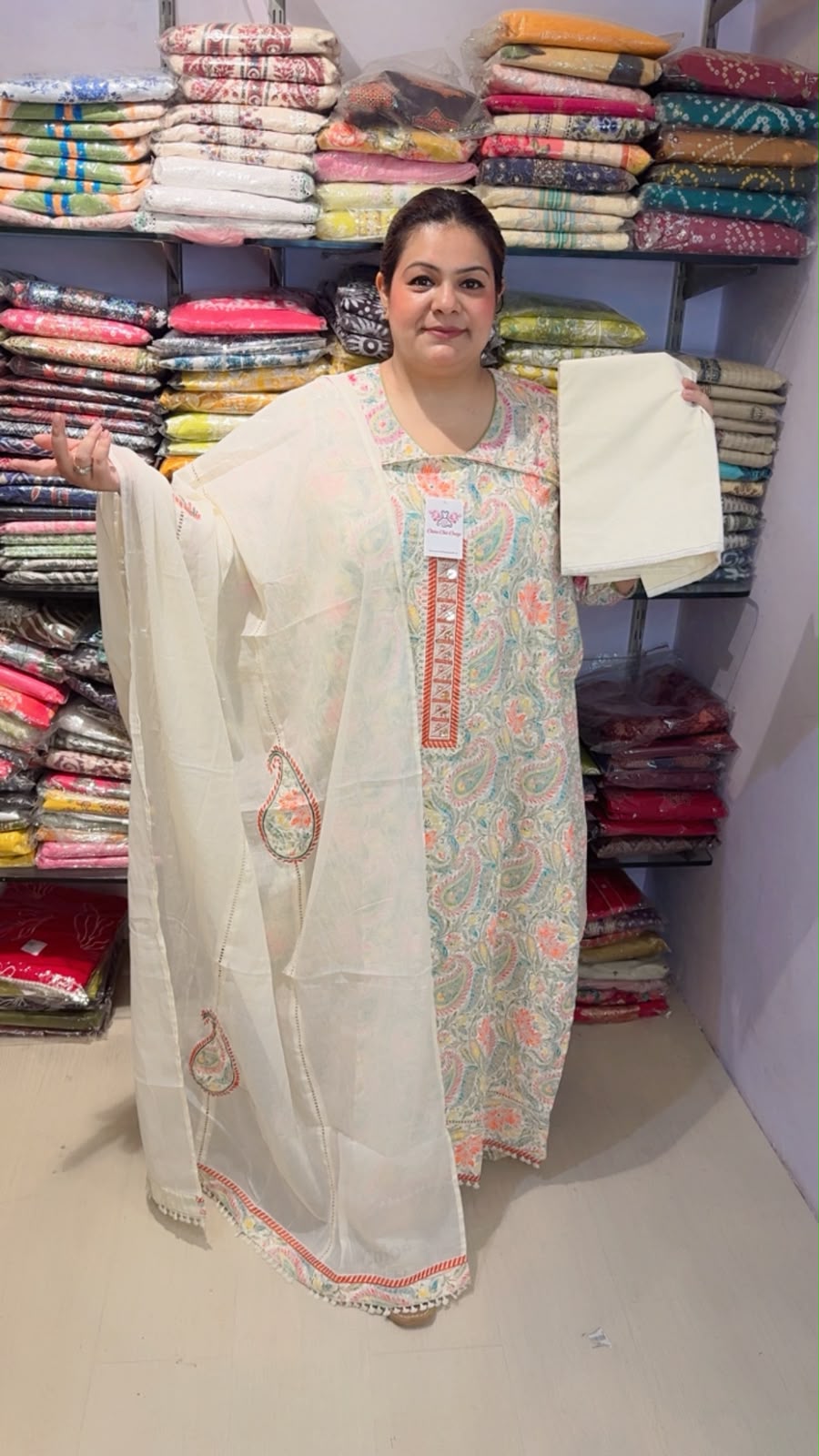 designer pure jaipuri cotton suit ccc298