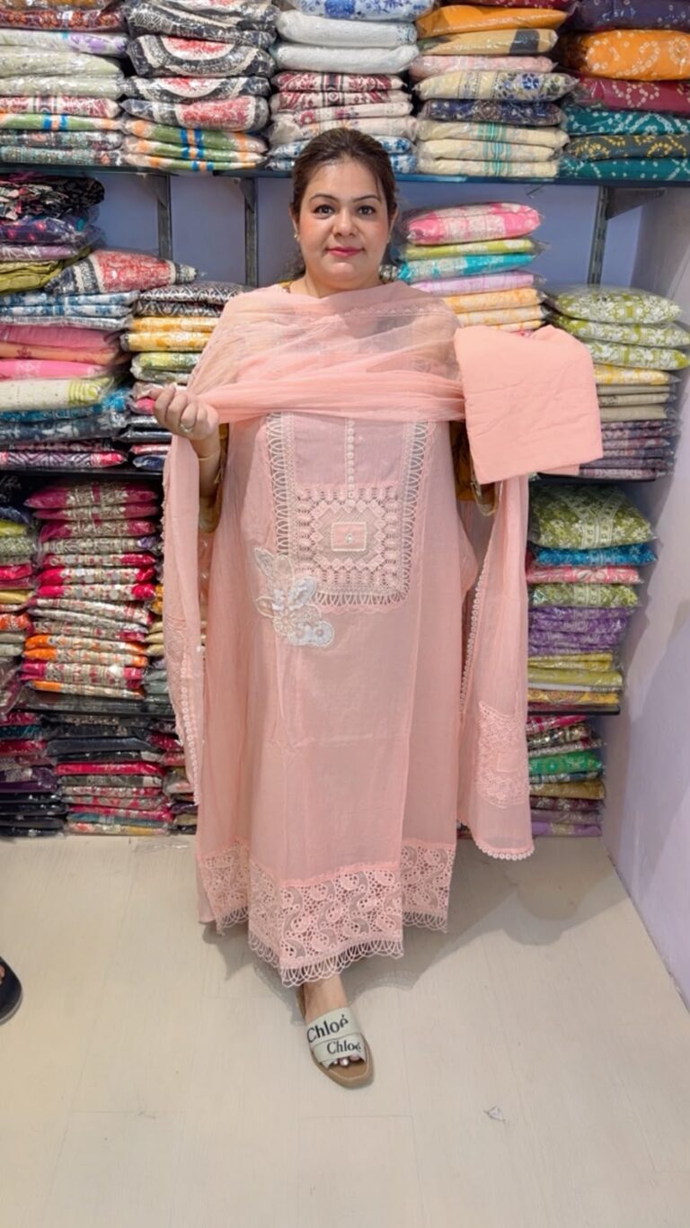 designer pure mal cotton suit ccc333