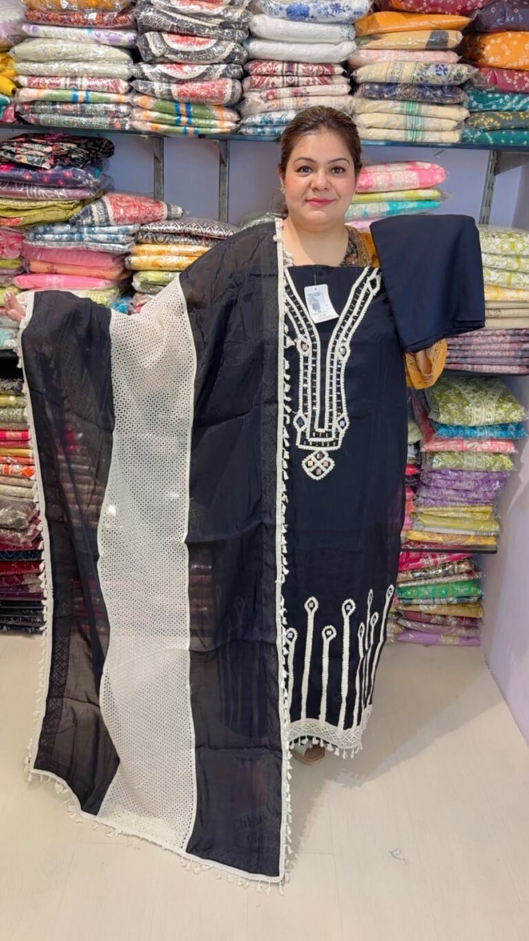 designer pure muslin cotton suit ccc331