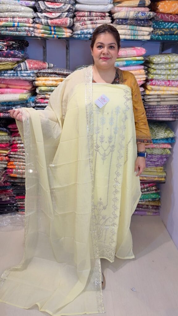 designer pure mal cotton suit ccc328