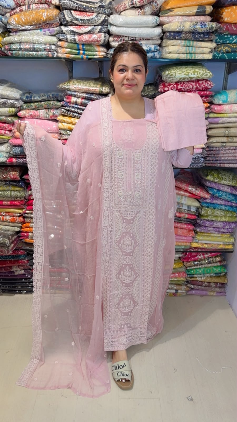 designer pure mal cotton suit ccc335