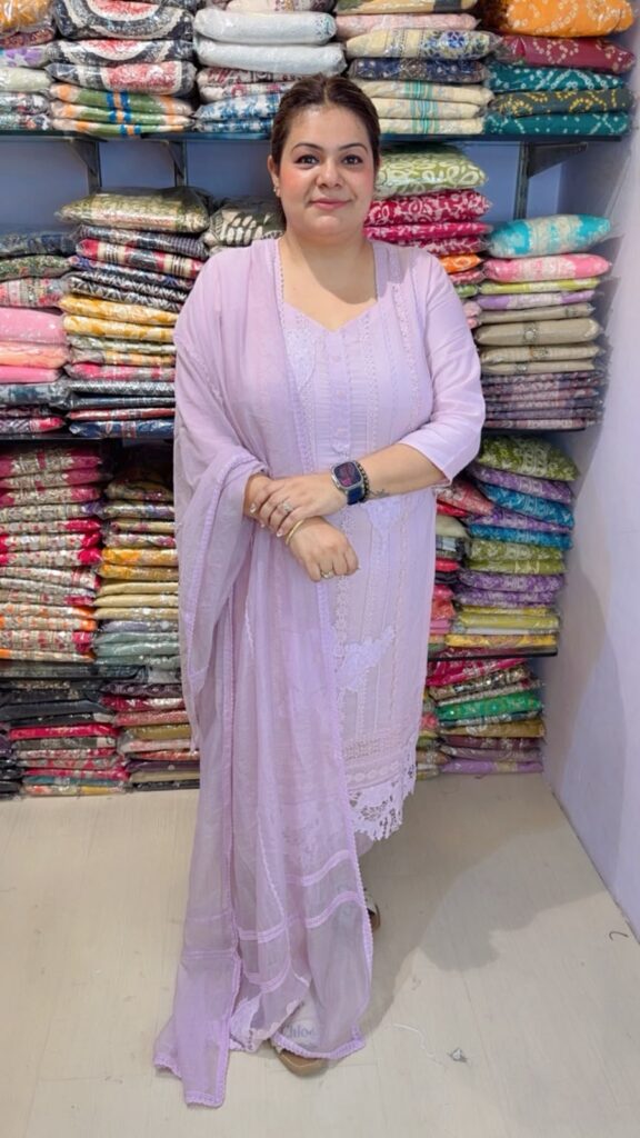 designer pure mal cotton suit ccc335
