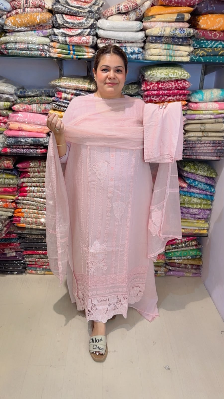 designer pure mal cotton suit ccc335