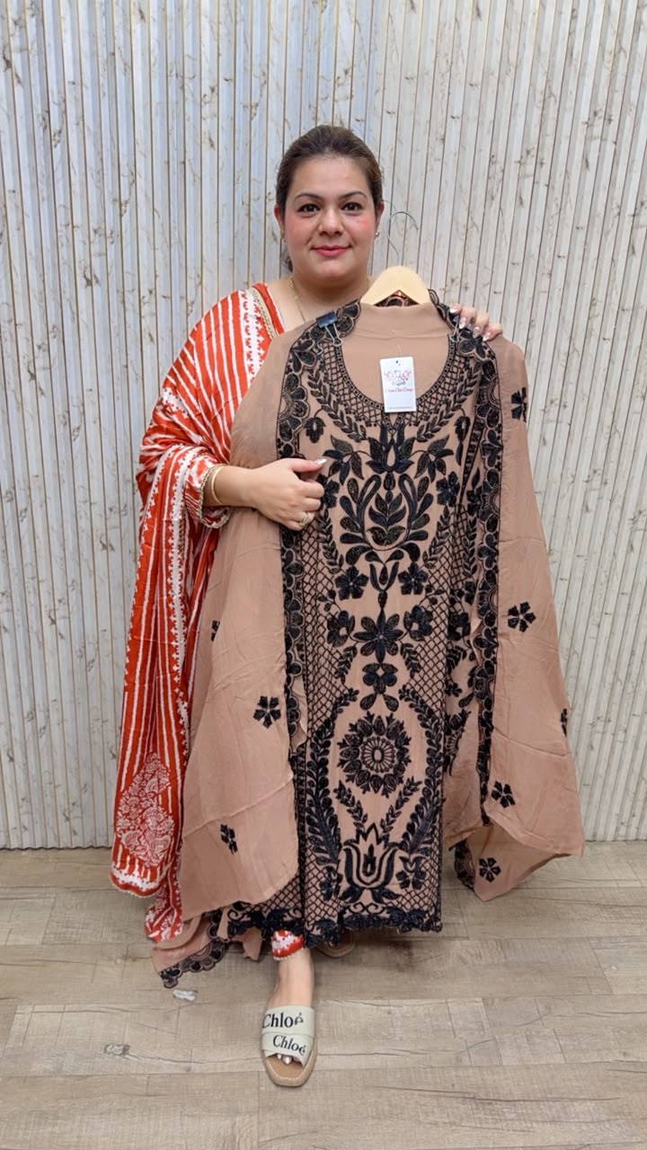designer pure georgette suit ccc338