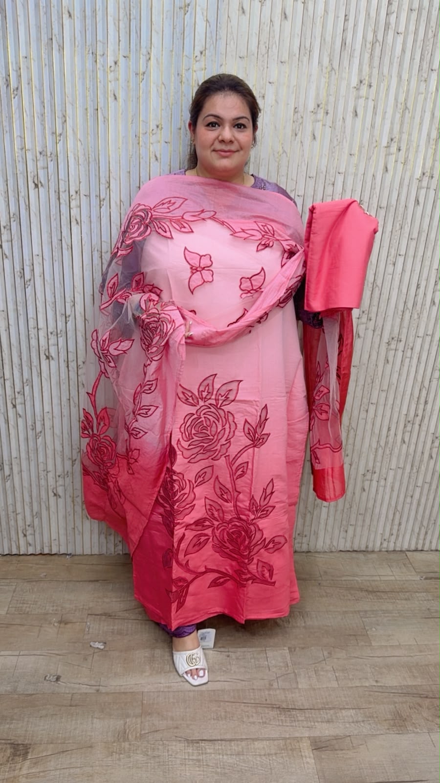 designer pure muslin cotton suit 342
