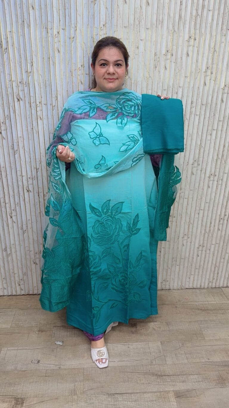 designer pure muslin cotton suit 342