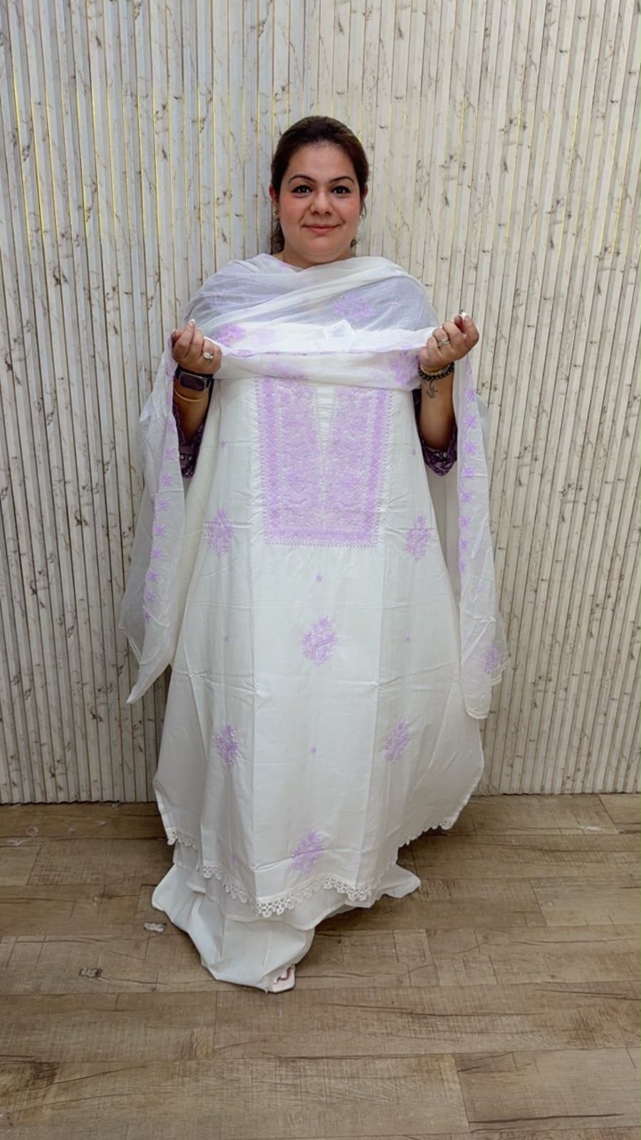 designer pure muslin cotton suit 342
