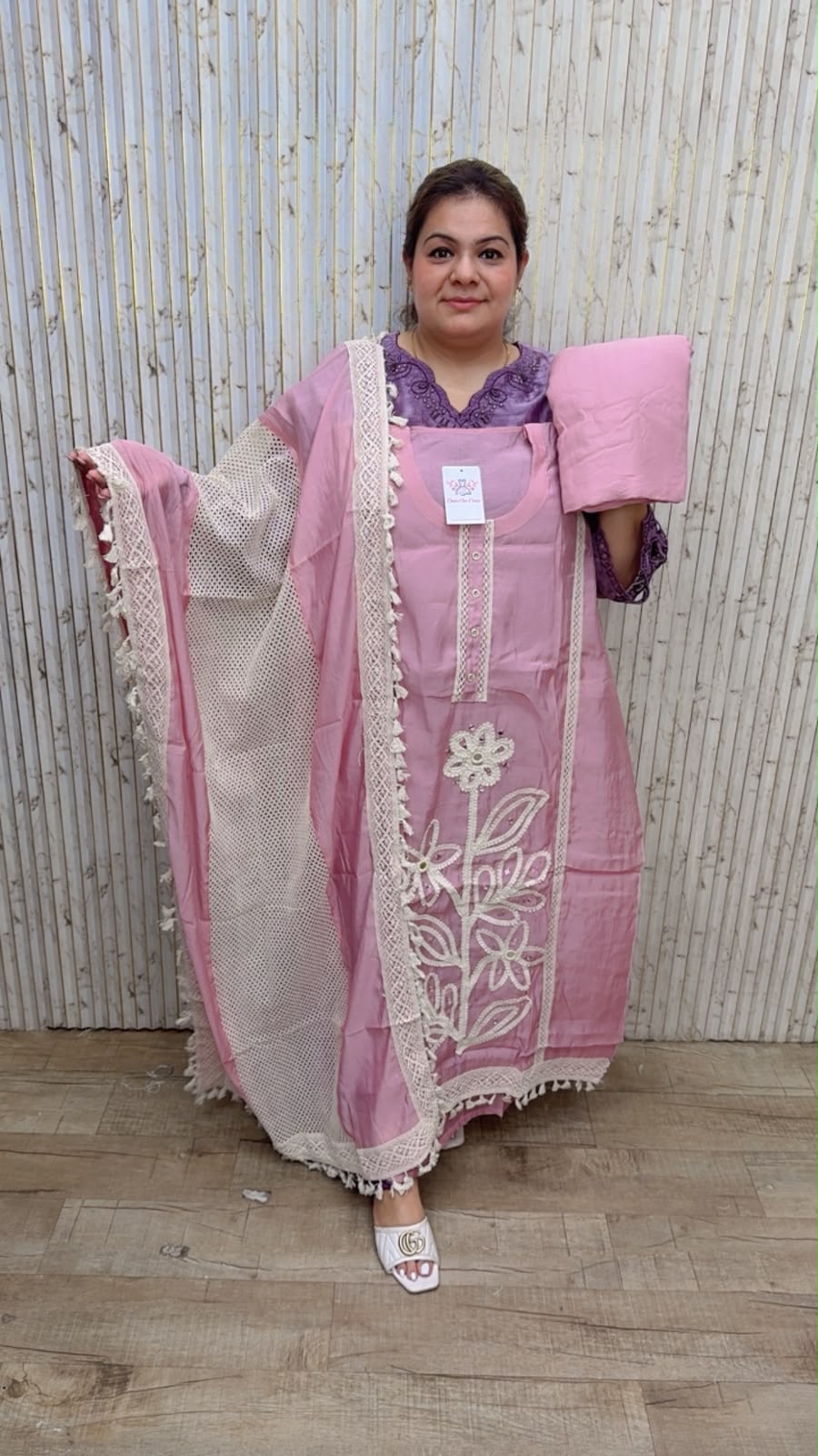designer pure muslin cotton suit 342