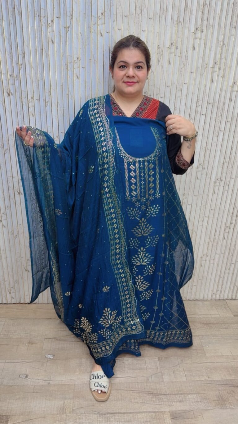 designer pure cotton readymade suit ccc352
