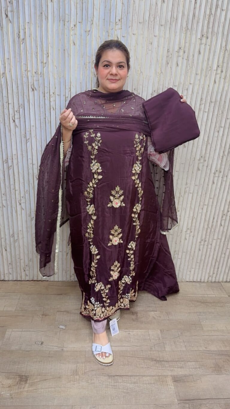 designer pure silk suit ccc362
