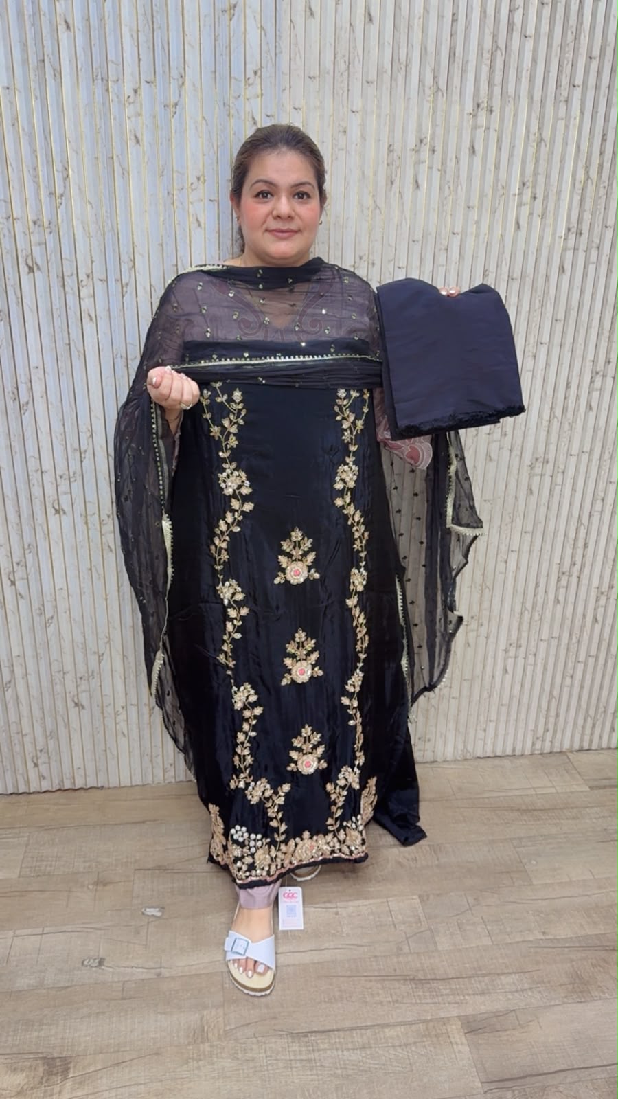 designer pure silk suit ccc362