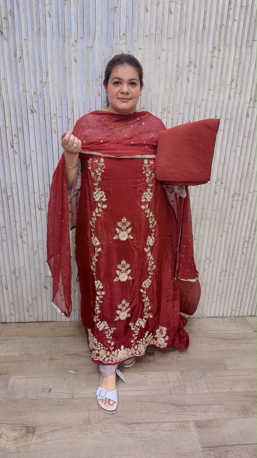 designer pure silk suit ccc362