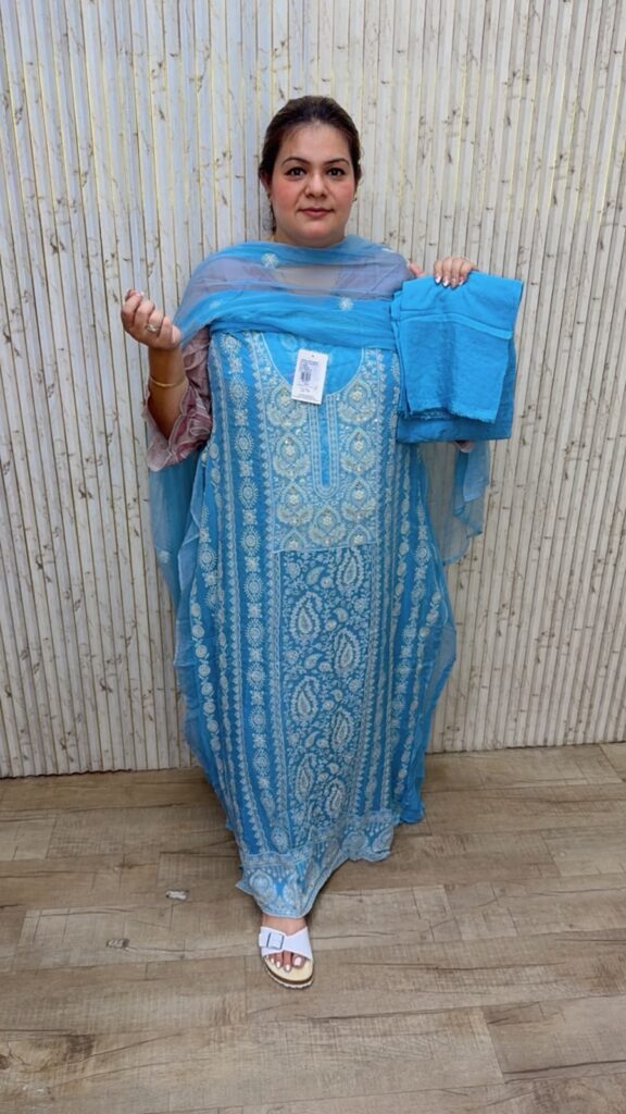 designer pure georgette lakhnavi suit ccc364