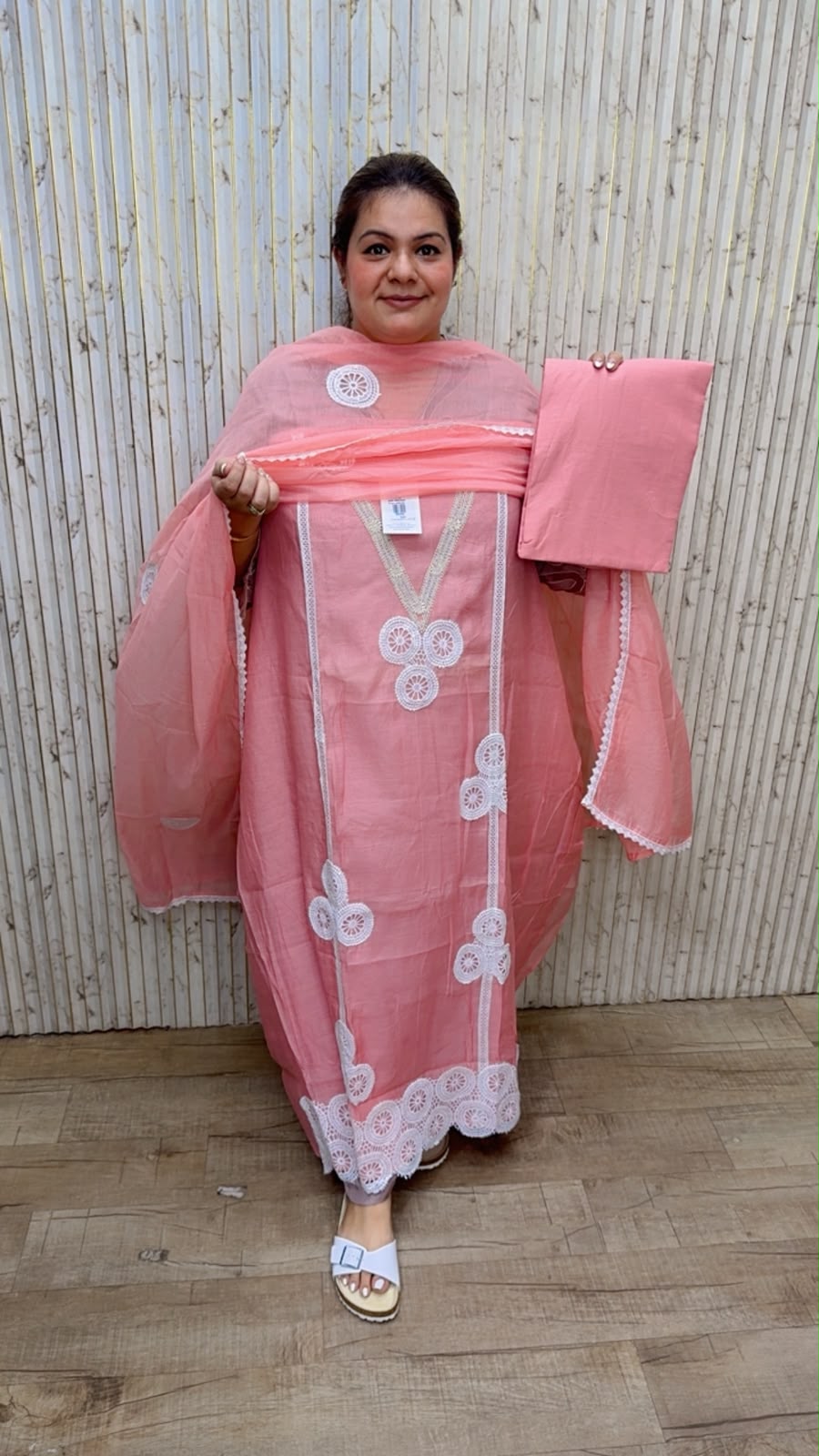 designer pure mal cotton suit ccc360