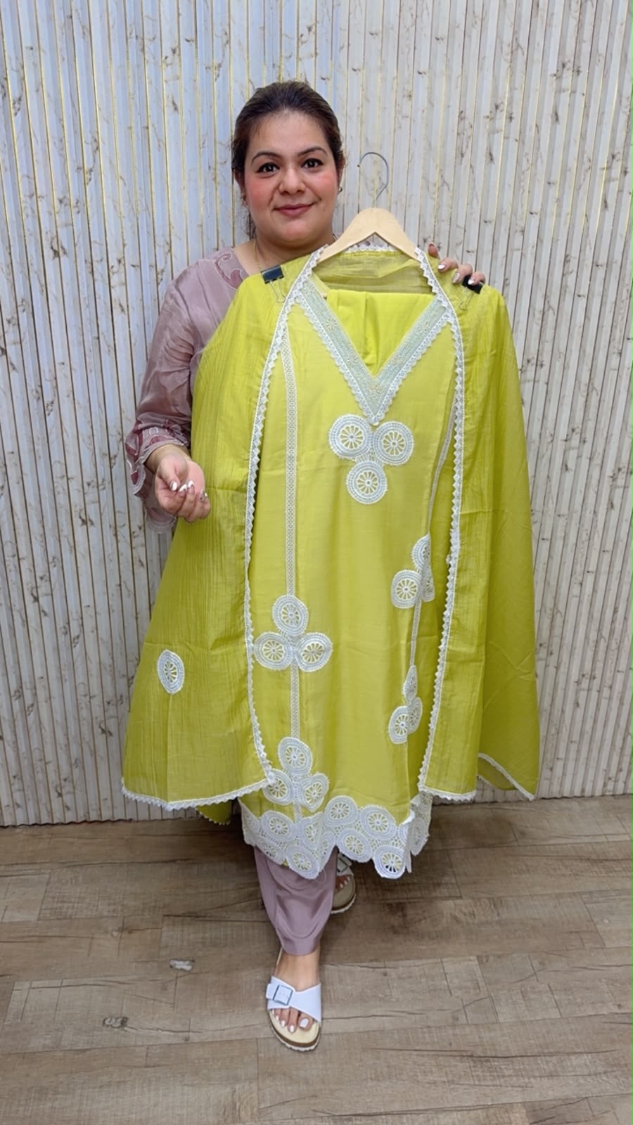 designer pure mal cotton suit ccc360
