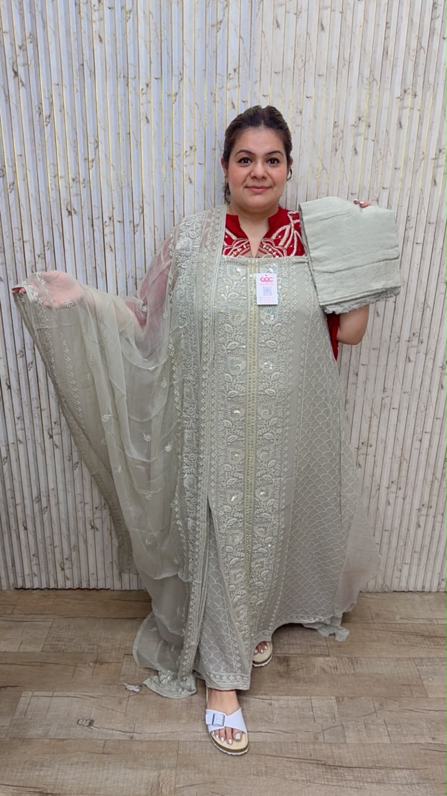 designer pure silk suit ccc366