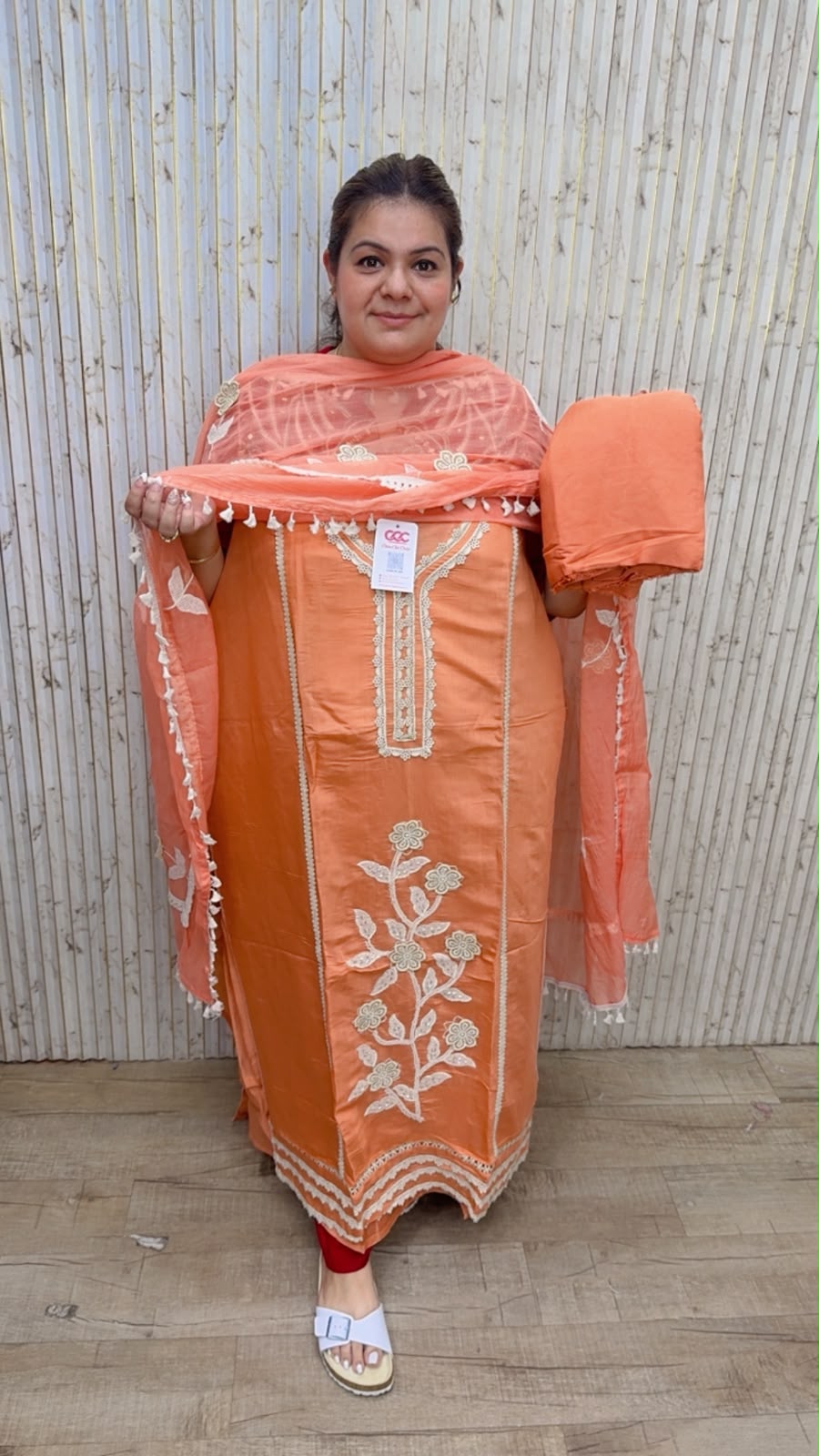 designer pure silk suit ccc366