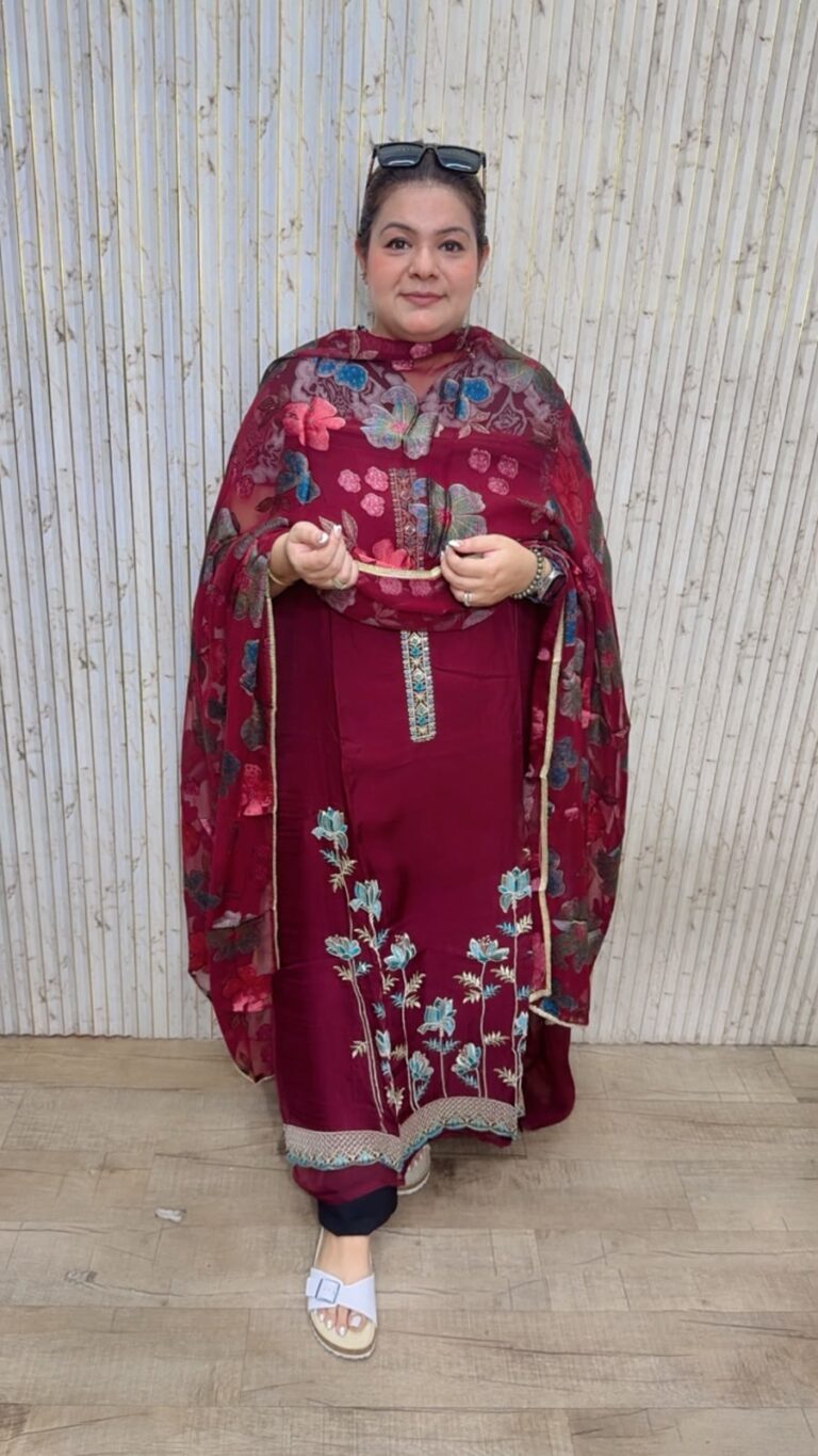designer pure mal cotton suit ccc374