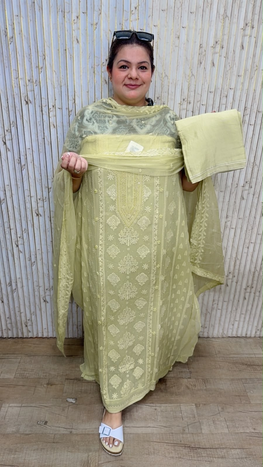 designer pure mal cotton suit ccc374