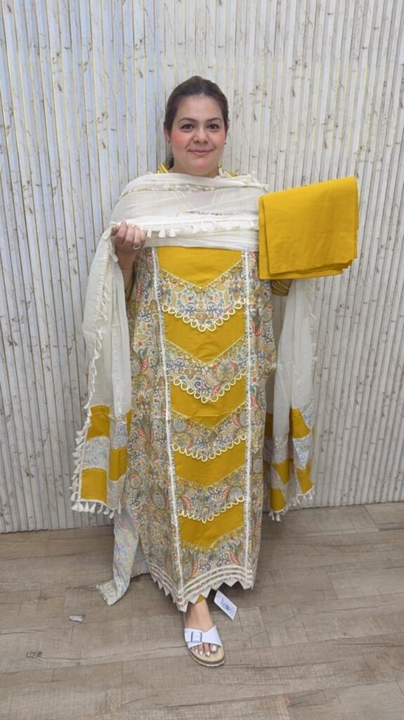 designer pure cotton suit ccc384