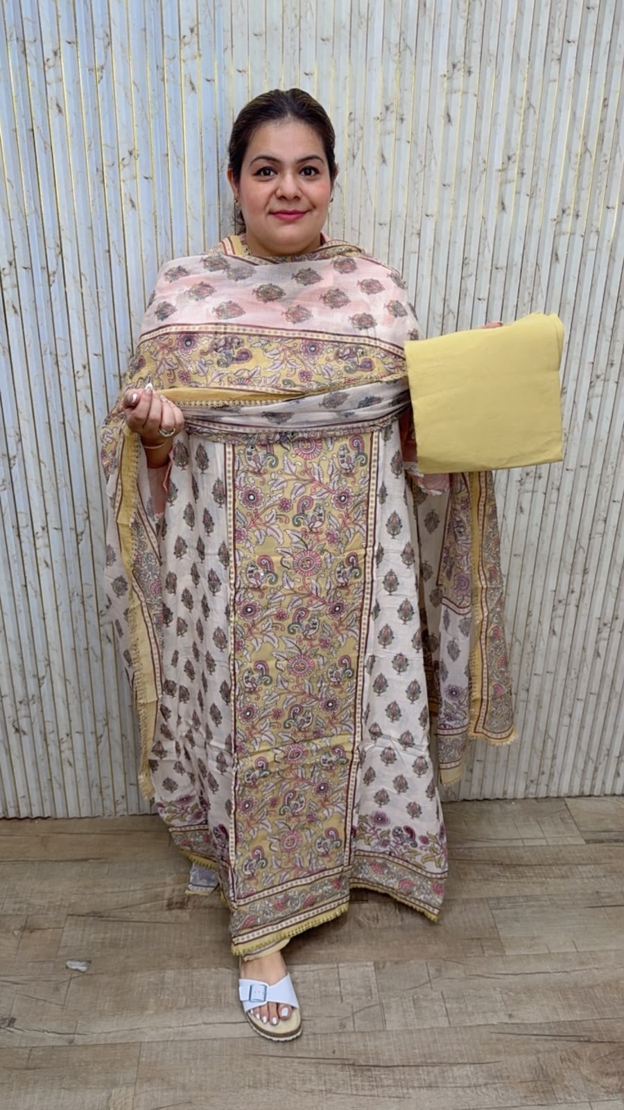 designer pure mal cotton suit ccc388