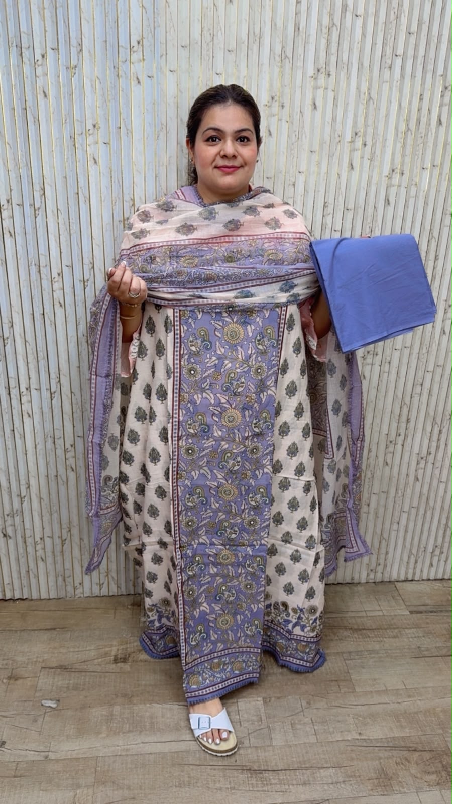 designer pure mal cotton suit ccc388