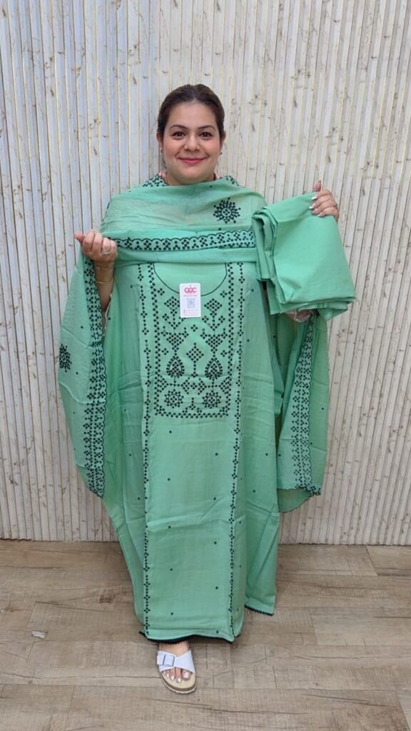designer pure mal cotton suit ccc388