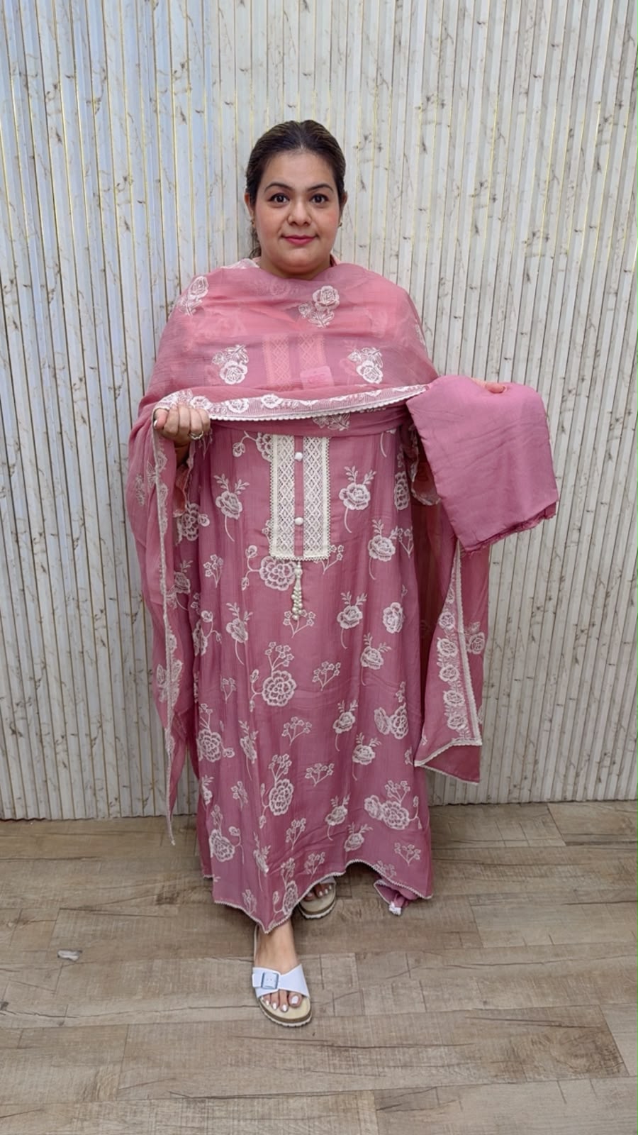 designer pure mal cotton suit ccc388