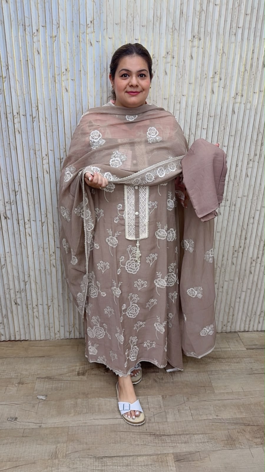 designer pure mal cotton suit ccc388