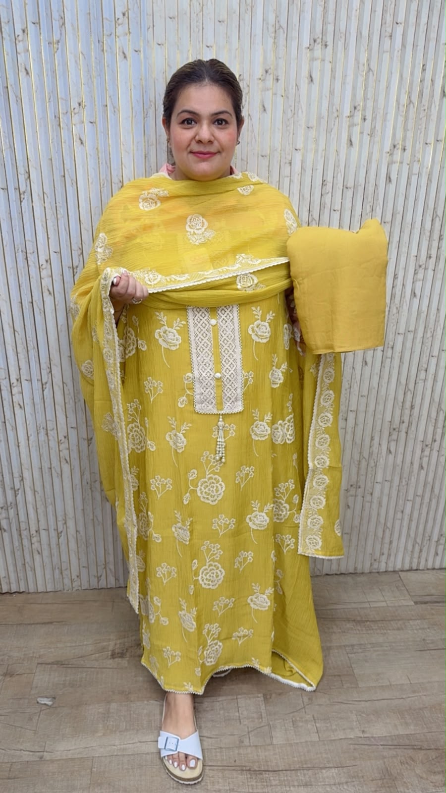 designer pure mal cotton suit ccc388