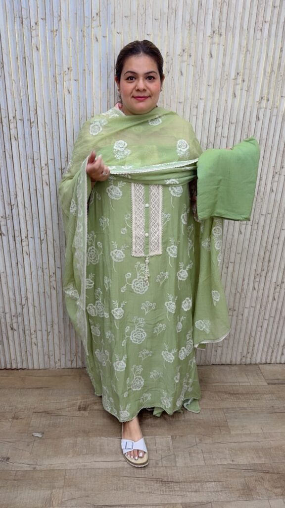 designer pure mal cotton suit ccc388