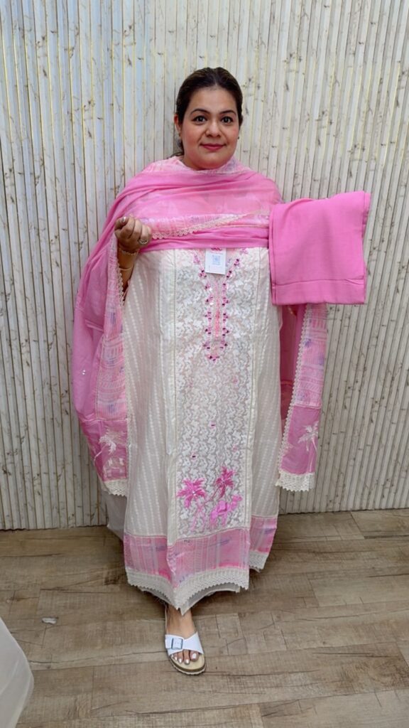 designer pure mal cotton suit ccc388