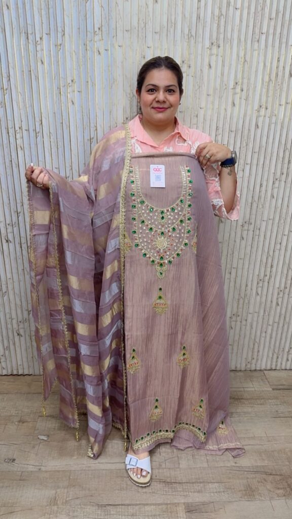 designer pure mal cotton suit ccc388