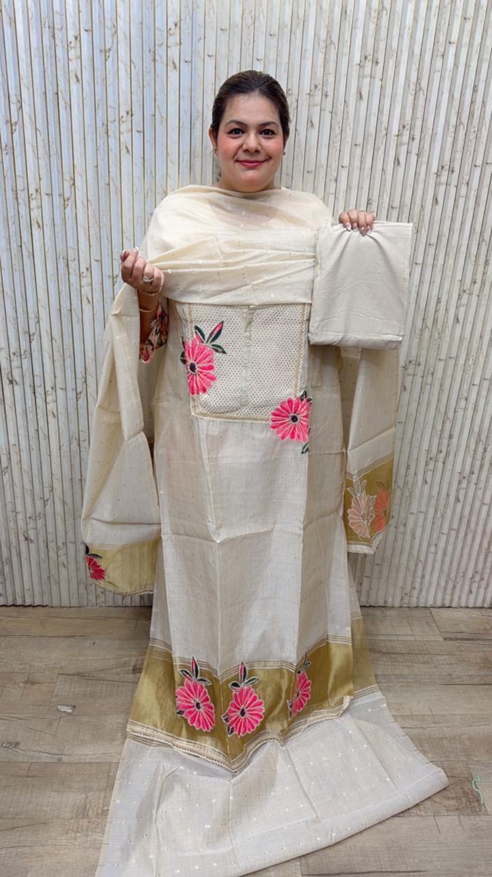 designer jamdani suit ccc410