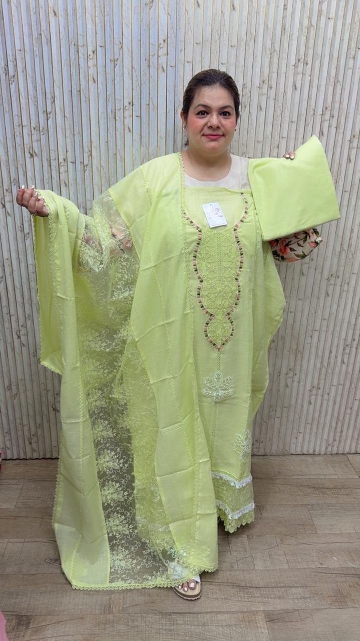 designer pure mal cotton suit ccc408